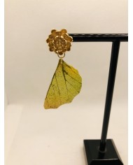 EDICIÓN LIMITADA pendientes artesanos de hoja natural
