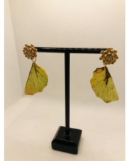 EDICIÓN LIMITADA pendientes artesanos de hoja natural