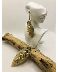 EDICIÓN LIMITADA pendientes de hoja natural