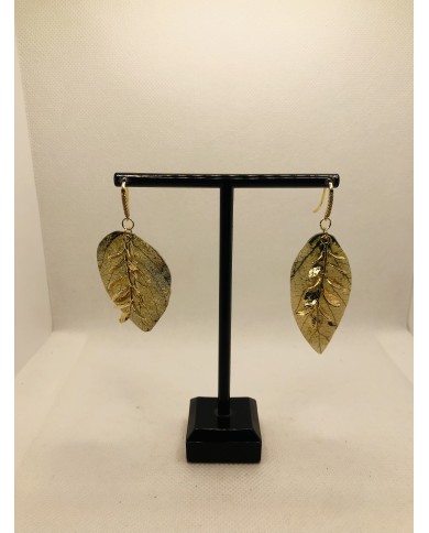 EDICIÓN LIMITADA pendientes de hoja natural