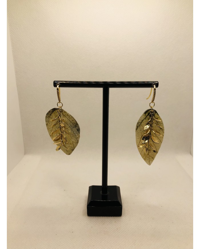 EDICIÓN LIMITADA pendientes de hoja natural