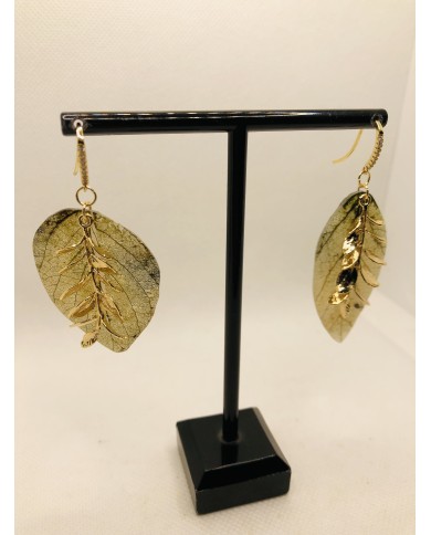 EDICIÓN LIMITADA pendientes de hoja natural