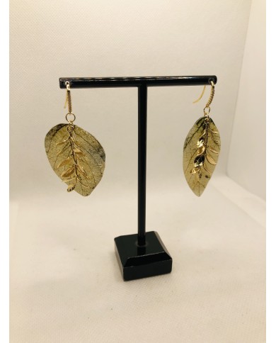 EDICIÓN LIMITADA pendientes de hoja natural