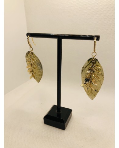 EDICIÓN LIMITADA pendientes de hoja natural