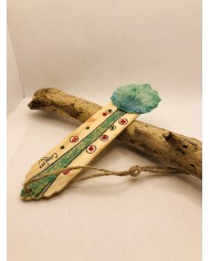 Marcapáginas de hoja de álamo