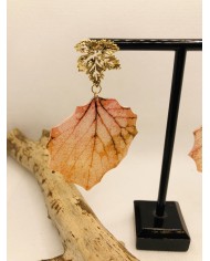 EDICIÓN LIMITADA pendientes de hoja natural artesanos