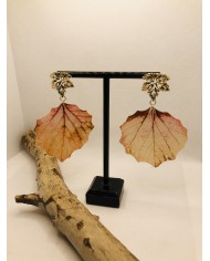 EDICIÓN LIMITADA pendientes de hoja natural artesanos