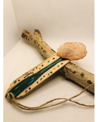 Marcapáginas de hoja natural artesanos