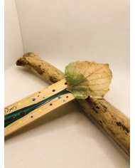 Marcapáginas de hoja natural esqueletizada