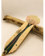 Marcapáginas de hoja  natural