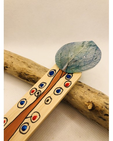 Marcapáginas de hoja  natural