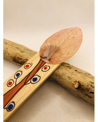 Marcapáginas de hoja  natural