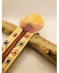 Marcapáginas de hoja natural artesanos