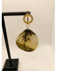 EDICIÓN LIMITADA pendientes de hoja artesanales