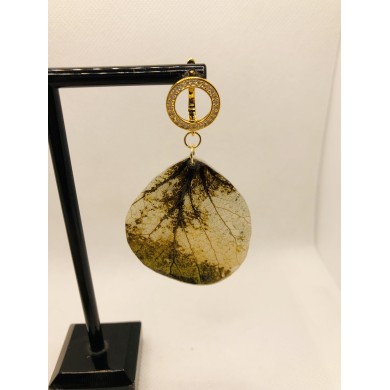 EDICIÓN LIMITADA pendientes de hoja artesanales