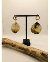 EDICIÓN LIMITADA pendientes de hoja artesanales