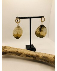 EDICIÓN LIMITADA pendientes de hoja artesanales