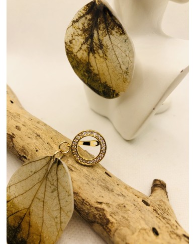 EDICIÓN LIMITADA pendientes de hoja artesanales