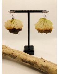 EDICIÓN LIMITADA pendientes  artesanos de hoja natural