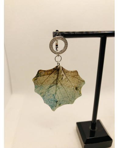 EDICIÓN LIMITADA pendientes artesanos de hoja natural