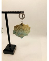 EDICIÓN LIMITADA pendientes artesanos de hoja natural
