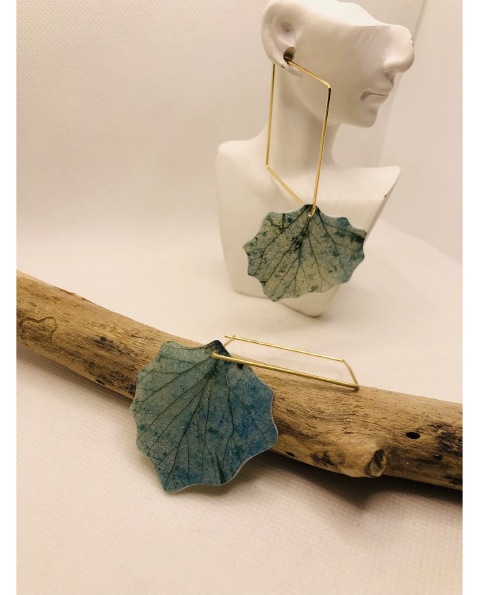 EDICIÓN LIMITADA pendientes de hoja natural