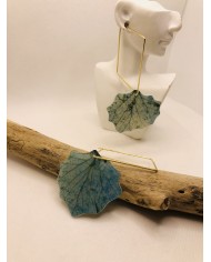 EDICIÓN LIMITADA pendientes de hoja natural