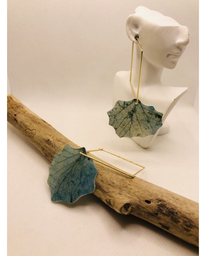 EDICIÓN LIMITADA pendientes de hoja natural