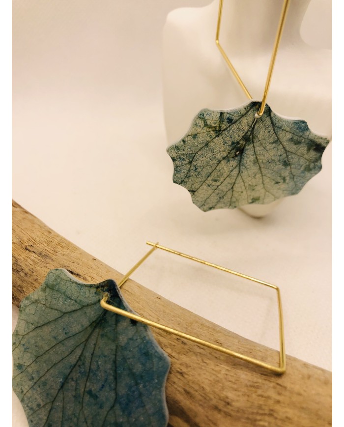 EDICIÓN LIMITADA pendientes de hoja natural