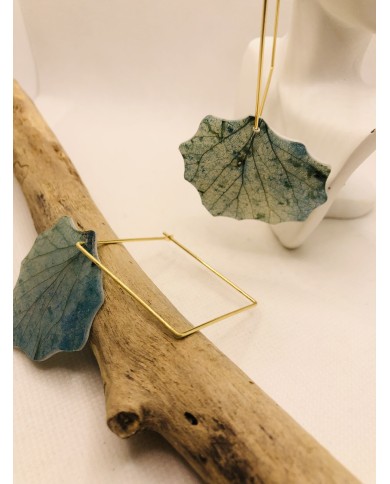EDICIÓN LIMITADA pendientes de hoja natural