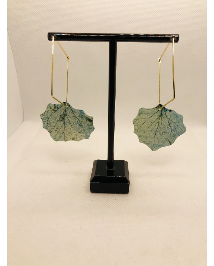 EDICIÓN LIMITADA pendientes de hoja natural