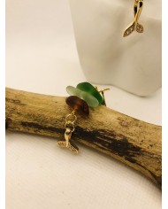 PENDIENTES CRISTAL MARINO o lágrimas de sirena