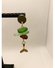 PENDIENTES CRISTAL MARINO o lágrimas de sirena