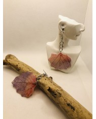 EDICIÓN LIMITADA pendientes artesanos de hoja natural