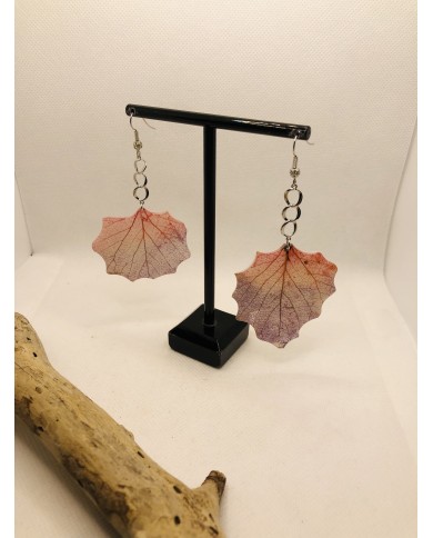 EDICIÓN LIMITADA pendientes artesanos de hoja natural