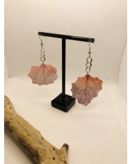 EDICIÓN LIMITADA pendientes artesanos de hoja natural