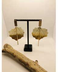 EDICIÓN LIMITADA pendientes artesanos de hoja natural