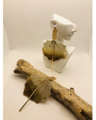 EDICIÓN LIMITADA pendientes artesanos de hoja natural
