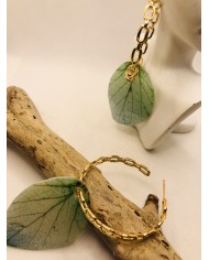 EDICIÓN LIMITADA pendientes de hoja natural artesanos