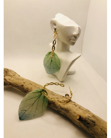 EDICIÓN LIMITADA pendientes de hoja natural artesanos