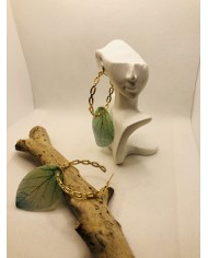 EDICIÓN LIMITADA pendientes de hoja natural artesanos