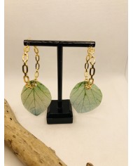 EDICIÓN LIMITADA pendientes de hoja natural artesanos