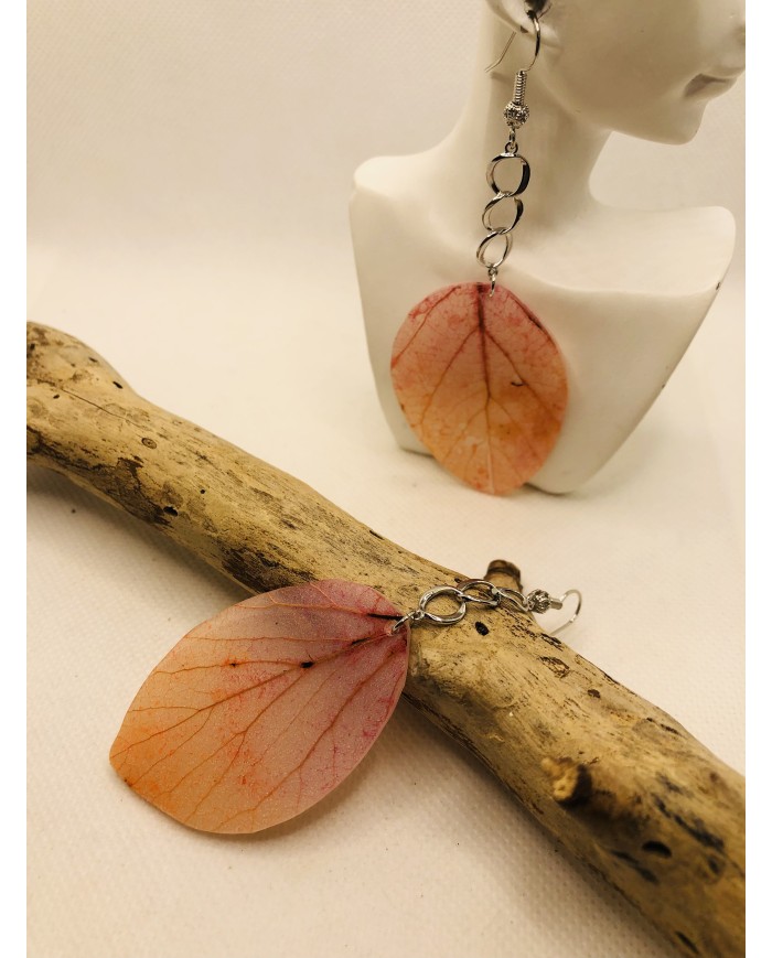 EDICIÓN LIMITADA pendientes artesanos de hoja natural