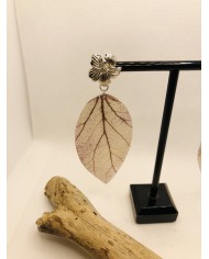 EDICIÓN LIMITADA pendientes  artesanos de hoja natural