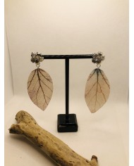 EDICIÓN LIMITADA pendientes  artesanos de hoja natural