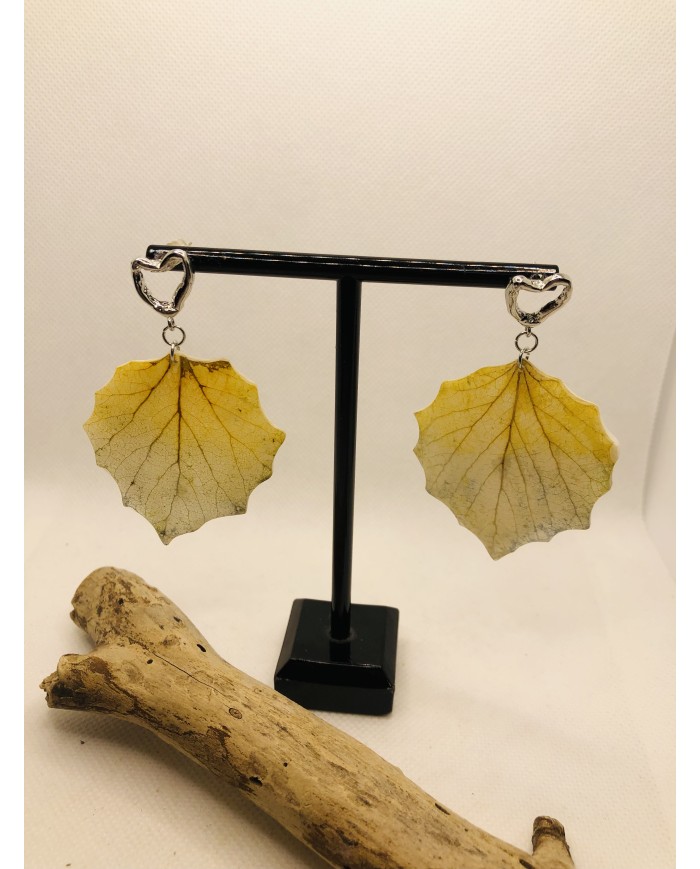 EDICIÓN LIMITADA pendientes de hoja natural