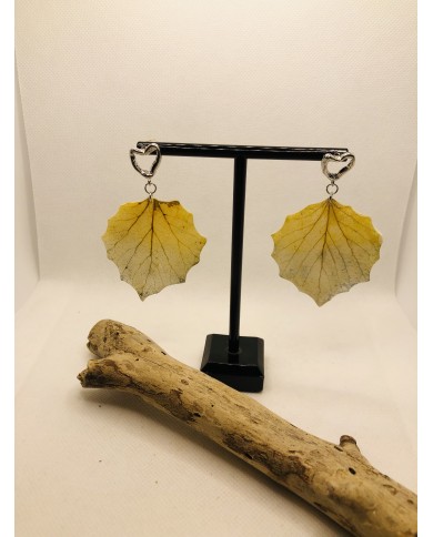 EDICIÓN LIMITADA pendientes de hoja natural