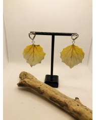 EDICIÓN LIMITADA pendientes  artesanos de hoja natural