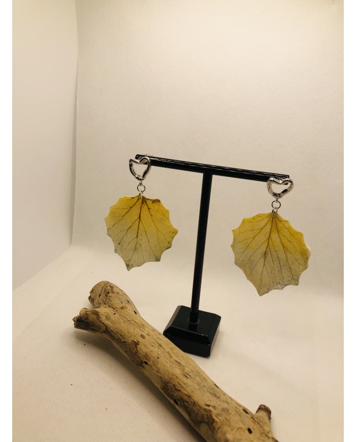 EDICIÓN LIMITADA pendientes de hoja natural