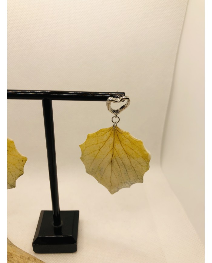 EDICIÓN LIMITADA pendientes de hoja natural